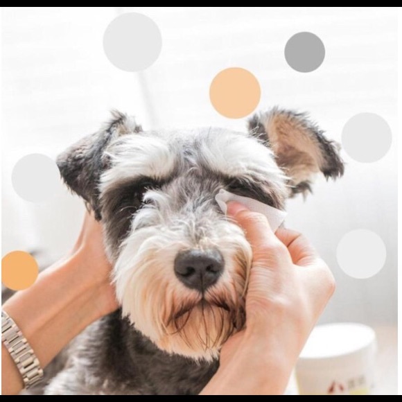 130x Dog & Cat Eye Wipes Tear Stain Remover Pads - Picture 2 of 8